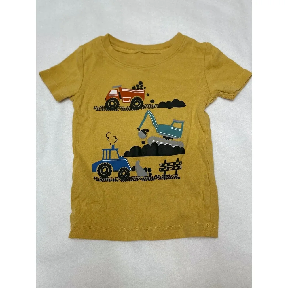 Boys Tops Bundle Size 3T & 4 Blue Mix Graphic Good